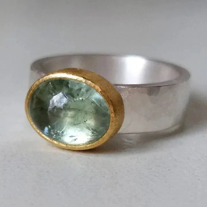 Handmade Vintage Green Rings