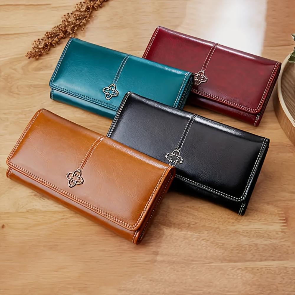 Eva | Everything in order — Leather Wallet with Overview