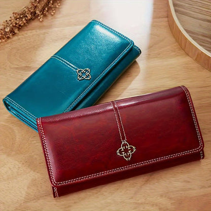 Eva | Everything in order — Leather Wallet with Overview