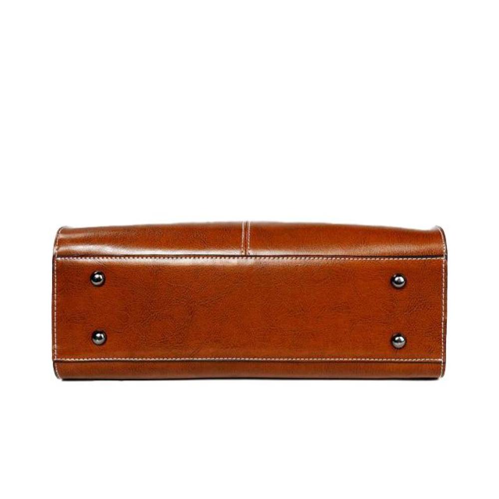 Elegante | From work to evening — Leather Tote Bag