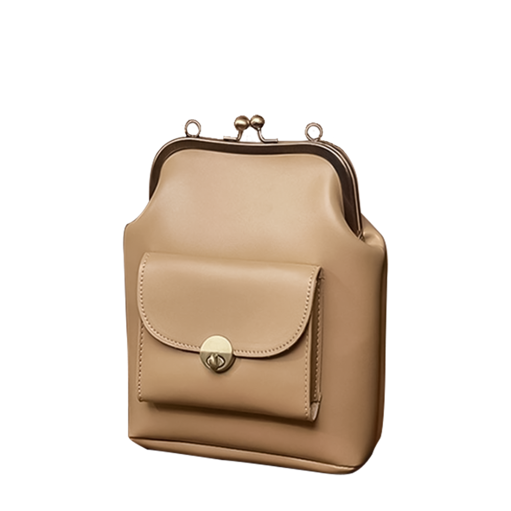 Vintage Kiss-Lock Tas - Retro Chic Essentieel