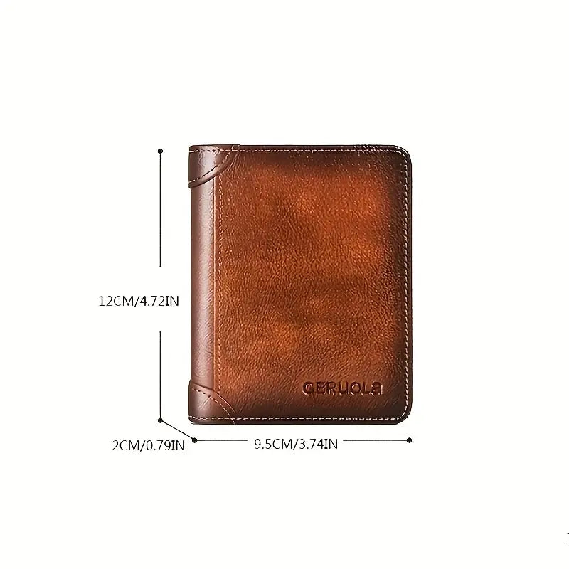 Richard | Leather wallet made of Genuine Leather with RFID protection