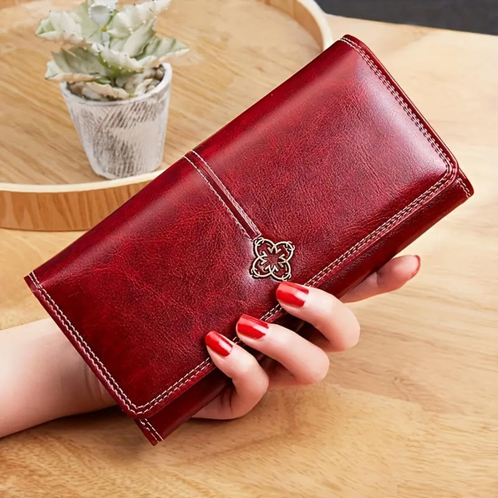 Eva | Everything in order — Leather Wallet with Overview