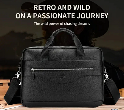 Tyler | Spacious bag made of Genuine Leather for work