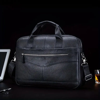 Jared | Compact shoulder bag made of Genuine Leather