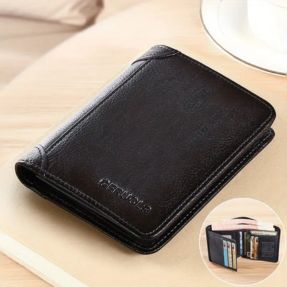 Richard | Leather wallet made of Genuine Leather with RFID protection