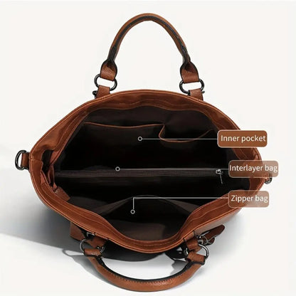 Charlotte | Comfortable to wear — Comfortable Leather Shoulder Bag