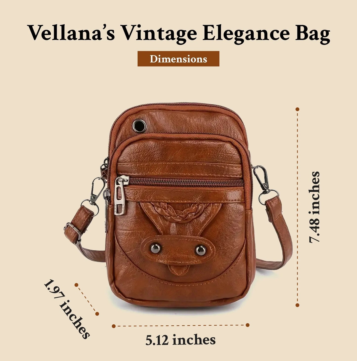 Vellana | Timeless and trusted — Vintage Leather Shoulder Bag