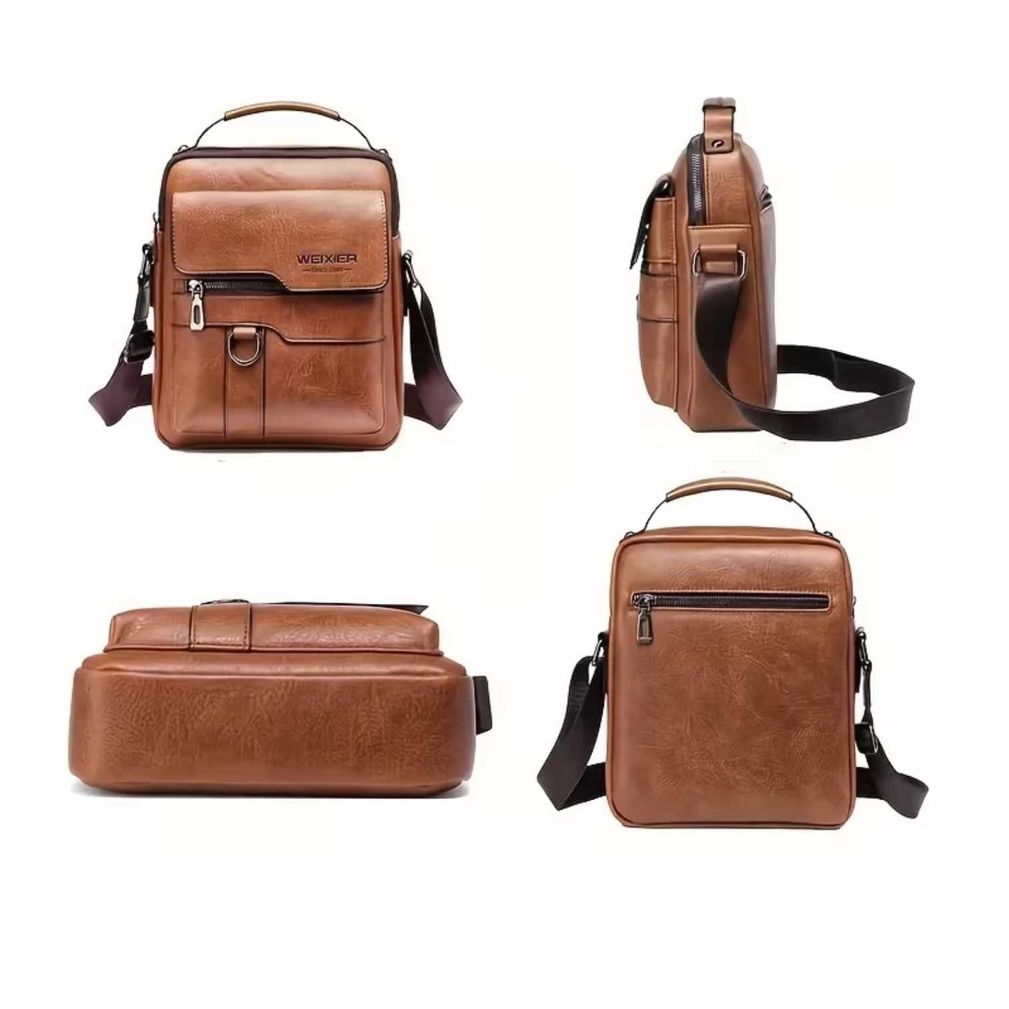 Milan | Sturdy shoulder bag made of Genuine Leather