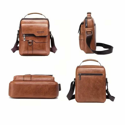 Milan | Sturdy shoulder bag made of Genuine Leather
