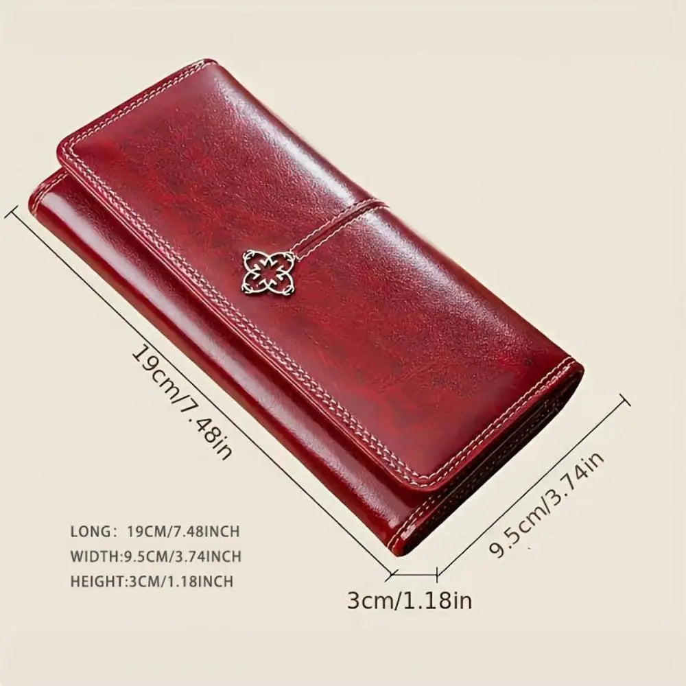 Eva | Everything in order — Leather Wallet with Overview