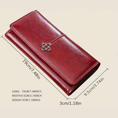 Eva | Everything in order — Leather Wallet with Overview