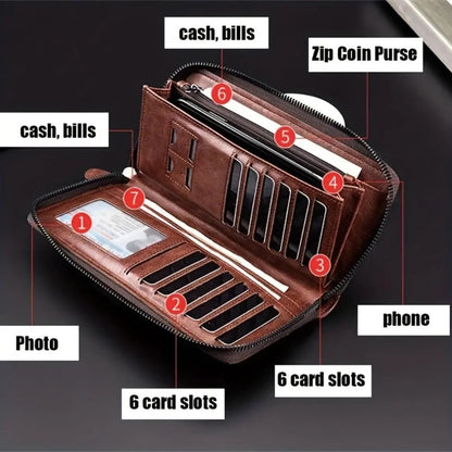 Holden | Leather Clutch with RFID Protection