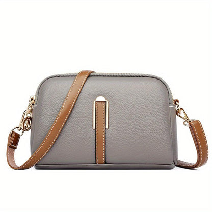 Mila | Small but spacious — Leather Shoulder Bag