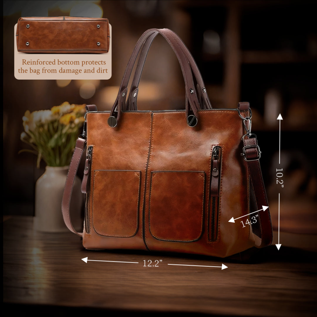Ilse | Everything in order — Spacious Leather Work Bag