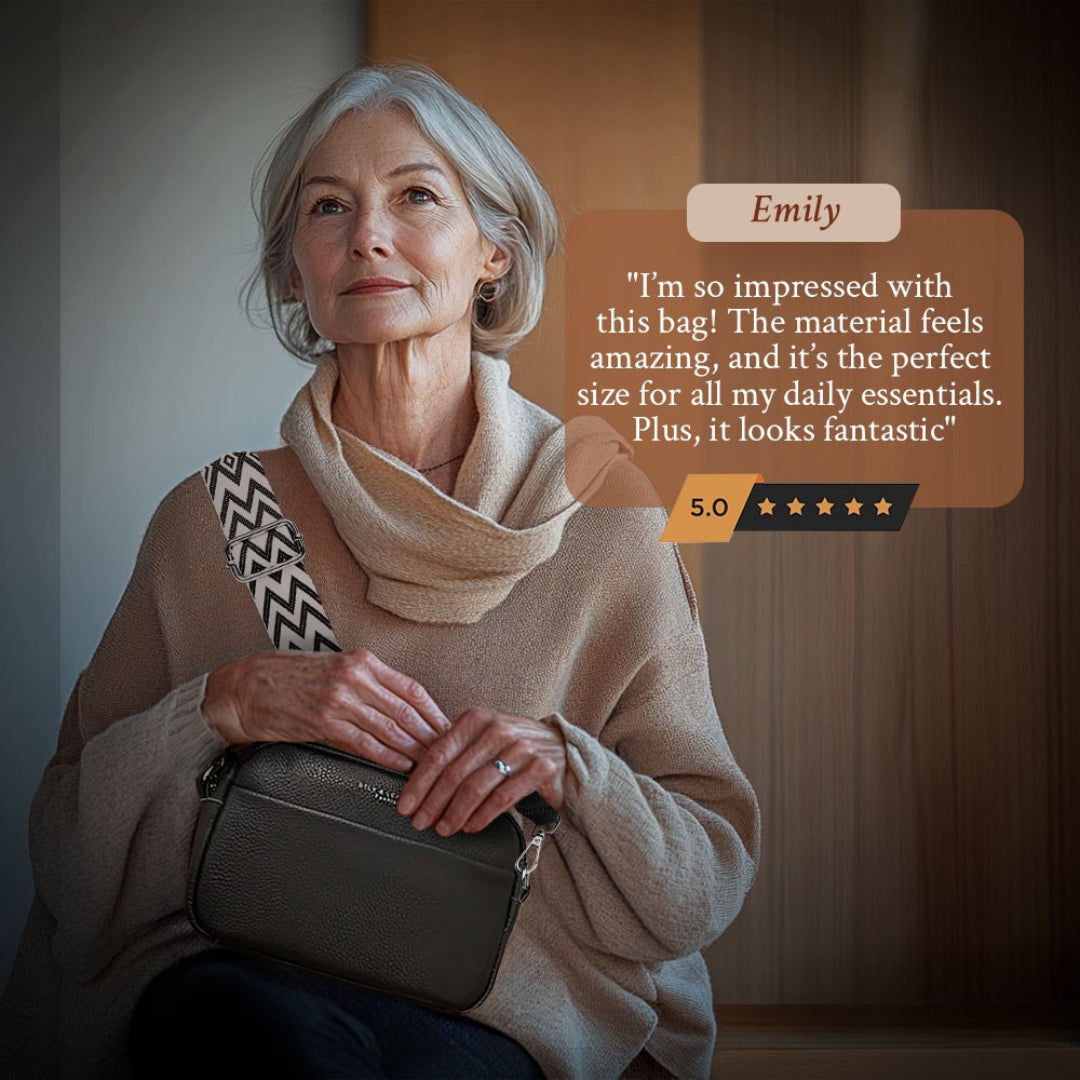 Bella | From work to evening — Elegant Leather Shoulder Bag