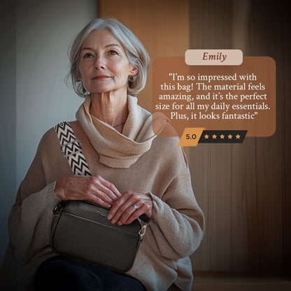 Bella | From work to evening — Elegant Leather Shoulder Bag