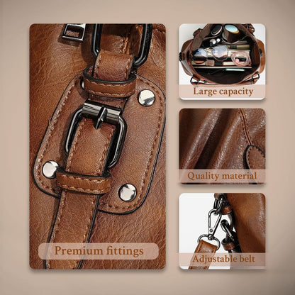 Sienna | Soft, stylish, everyday — Leather Shoulder Bag