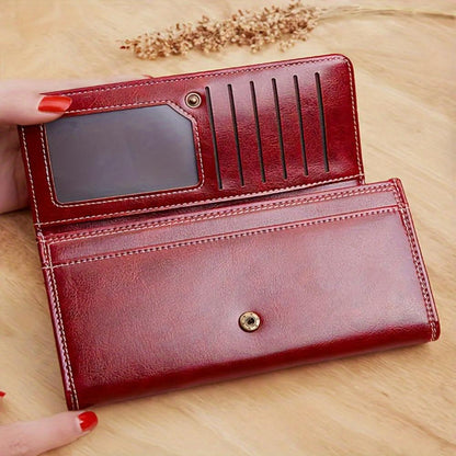 Eva | Everything in order — Leather Wallet with Overview