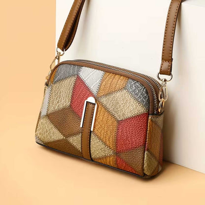 Sofia | Eye-catching and unique — Leather Mini Bag with Colour