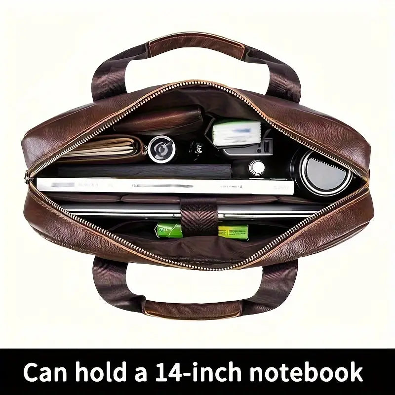 Jared | Compact shoulder bag made of Genuine Leather