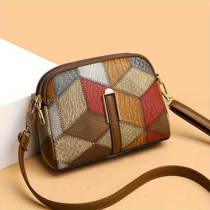 Sofia | Eye-catching and unique — Leather Mini Bag with Colour