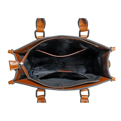 Elegante | From work to evening — Leather Tote Bag