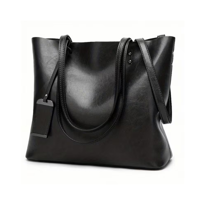 Mira | Laptop with you, hands free — Spacious Leather Tote