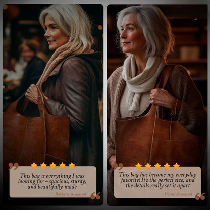 Laura | Everything with you, nothing too heavy — Spacious Leather Bag
