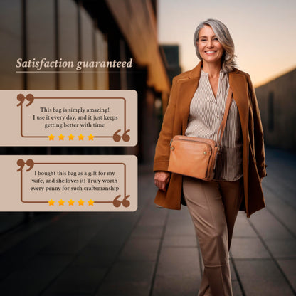 Kim | Comfortable every day — Classic Leather Bag