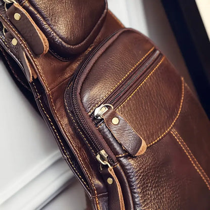 Zachary | Sturdy shoulder bag made of Genuine Leather