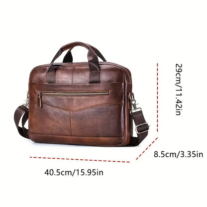 Jared | Compact shoulder bag made of Genuine Leather