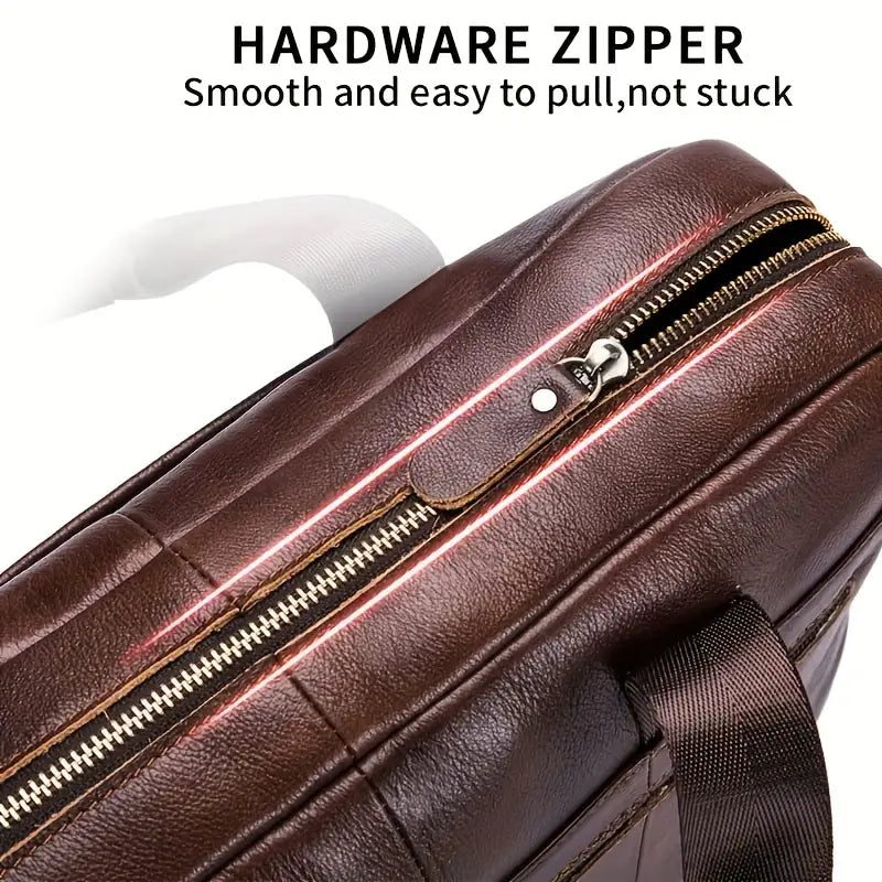 Jared | Compact shoulder bag made of Genuine Leather
