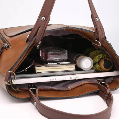 Ilse | Everything in order — Spacious Leather Work Bag