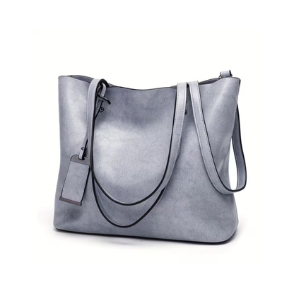 Mira | Laptop with you, hands free — Spacious Leather Tote