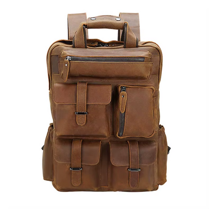 Kevin | Genuine Leather Laptop Backpack