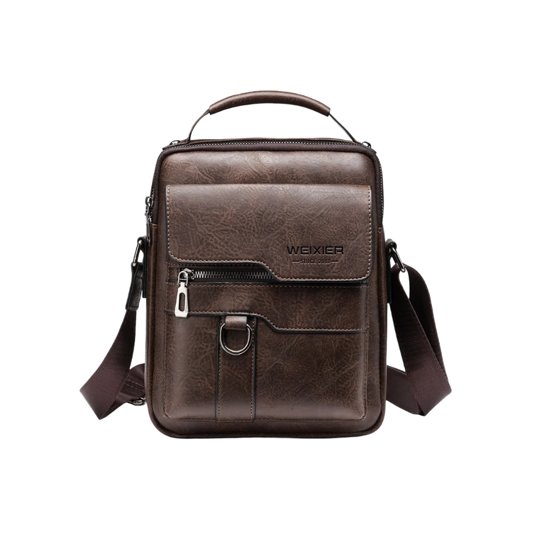 Andrew - Strakke Messenger Schoudertas met Moderne Functionaliteit