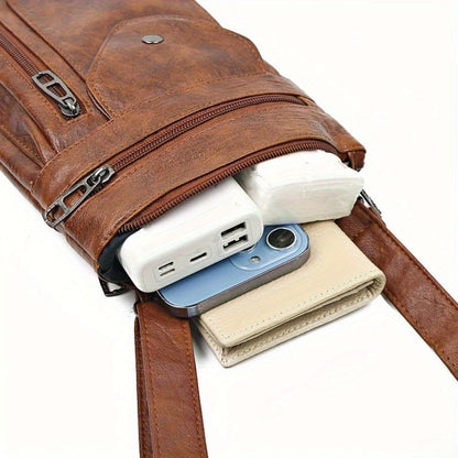 Lina | Vintage feel, everyday comfort — Leather Shoulder Bag