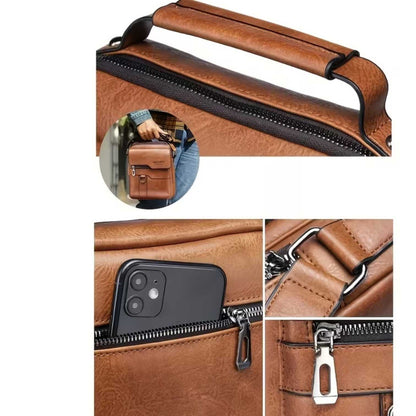 Milan | Sturdy shoulder bag made of Genuine Leather