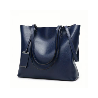 Mira | Laptop with you, hands free — Spacious Leather Tote