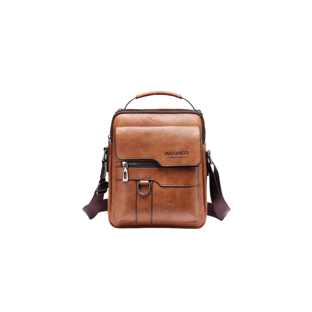 Andrew - Strakke Messenger Schoudertas met Moderne Functionaliteit
