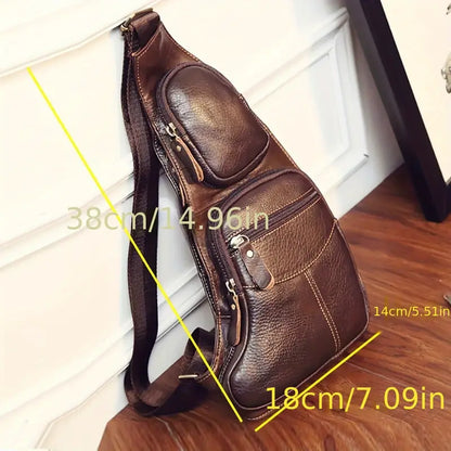 Zachary | Sturdy shoulder bag made of Genuine Leather