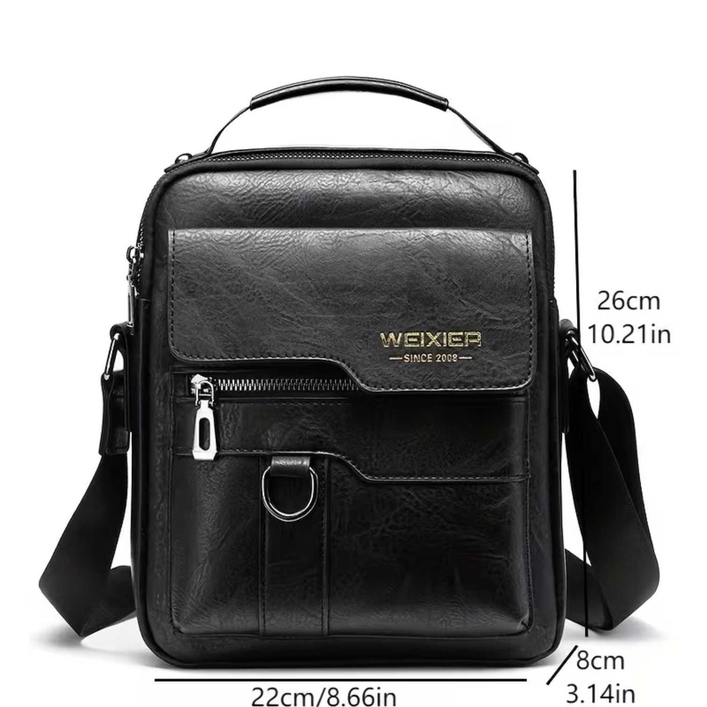 Milan | Sturdy shoulder bag made of Genuine Leather