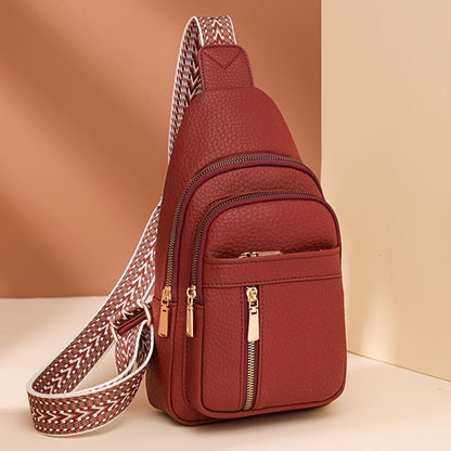 Hazel | Always at hand — Compact Leather Shoulder Bag