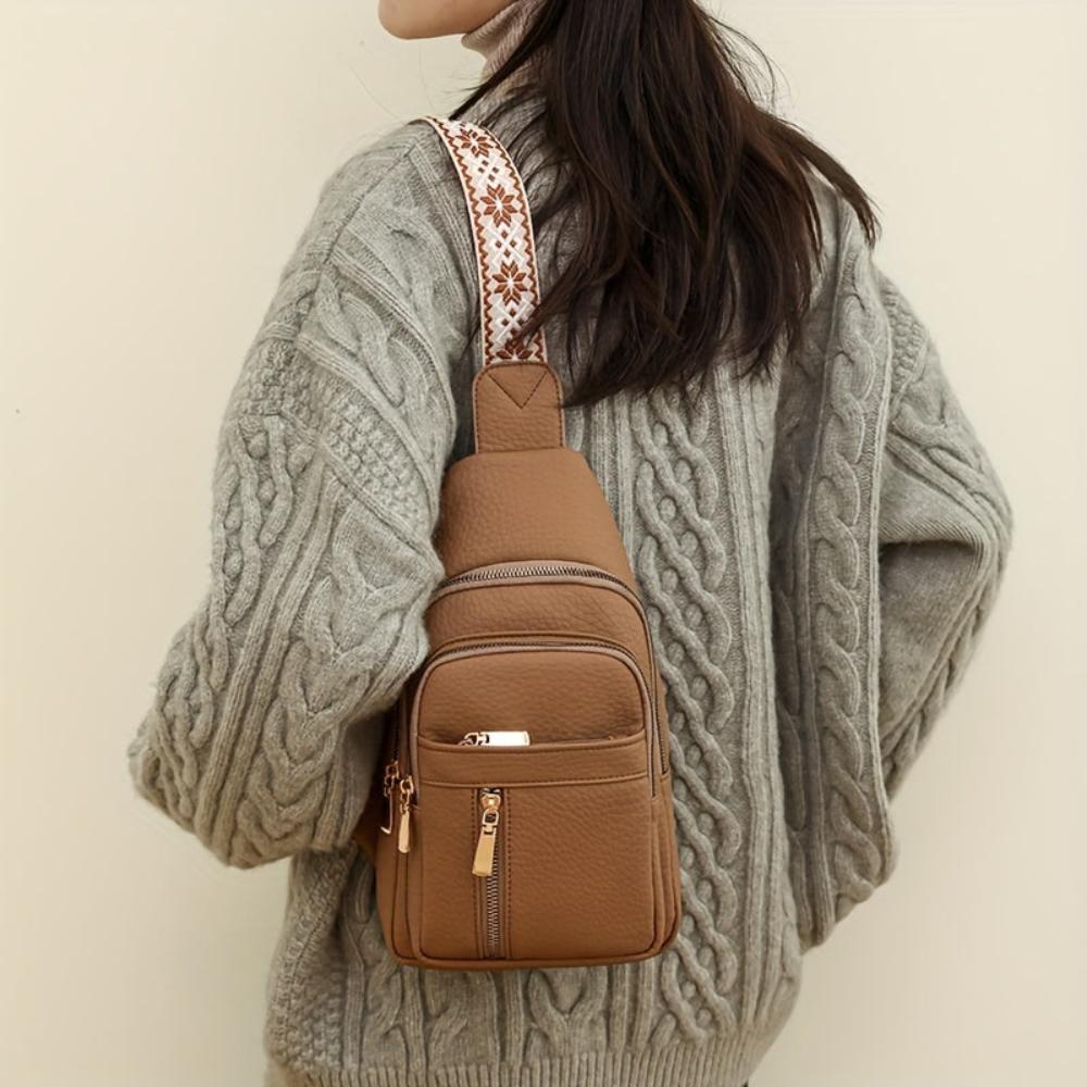 Hazel | Always at hand — Compact Leather Shoulder Bag