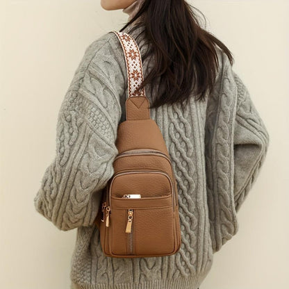 Hazel | Always at hand — Compact Leather Shoulder Bag
