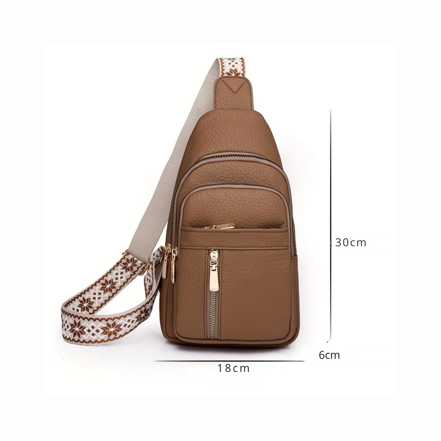 Hazel | Always at hand — Compact Leather Shoulder Bag