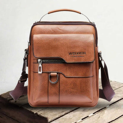 Milan | Sturdy shoulder bag made of Genuine Leather
