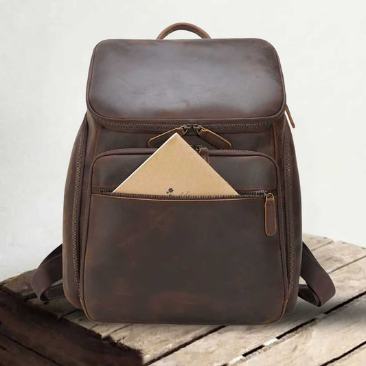 Nicholas | Laptop backpack made of Genuine Leather