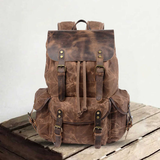 James | Backpack for everyday use made of Genuine Leather